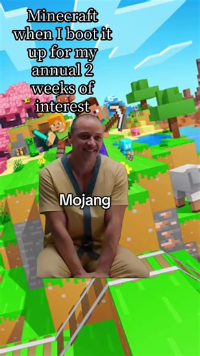 It just happens! #minecraft #mojang #gaming #jamesmacavoy #movie | mojang