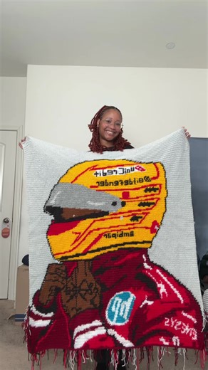 My favorite project I made in 2025 😻😻 #crochet #lewishamilton #f1 #crocheting #crochetersoftiktok @Lewis Hamilton @ferrari @Formula 1