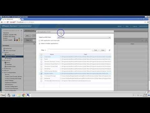 Creating RDS Desktop Pool - VMware Horizon 7