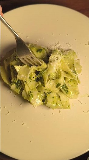 Handmade Pesto Pasta!