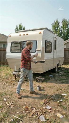 Abandoned RV Trailer Transformed Into a Luxury Tiny Home