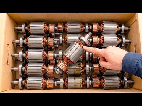 Nobody knew scrap metal was a gold mine! Transforming angle grinder rotors into million-dollar tool