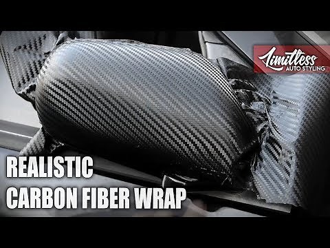 HOW TO WRAP A SIDE MIRROR IN THE MOST REALISTIC CARBON FIBER VINYL WRAP