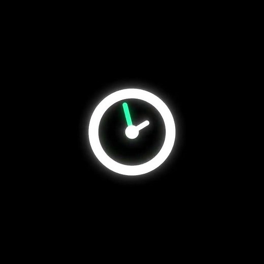 Clock Animated Icon | Free Video Asset