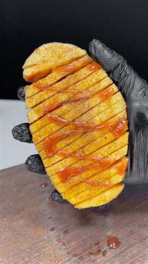 🔥Ultra Crispy Potato Spring #asmr #shorts