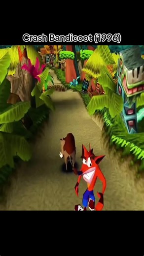 1996 and gaming was already peak. Running from a giant boulder, breaking every crate, and hearing that iconic “WOAH!” every time you jumped. 🌀 Crash Bandicoot was pure childhood chaos — and we loved every second of it. 🎮 Follow for more nostalgia gaming. #crashbandicoot #ps1 #retrogaming #nostalgia #90sgaming