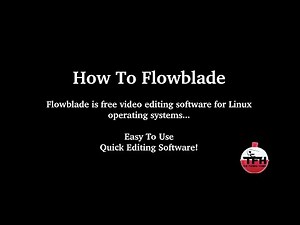 Simple Video Editing Software - Using Flowblade