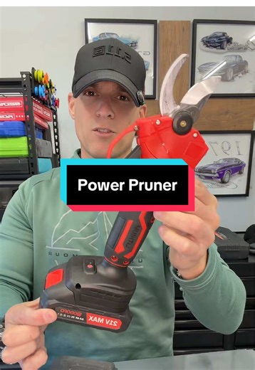 Soarfly power pruning shears will make quick work of all your landscape trimming. #pruner #powertools #powertool #landscaping #gardening