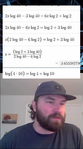 PRE CALC QUESTION: LOGS #precalculus #tutor #math #STEM