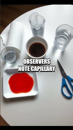 Capillary Color Trail at Home