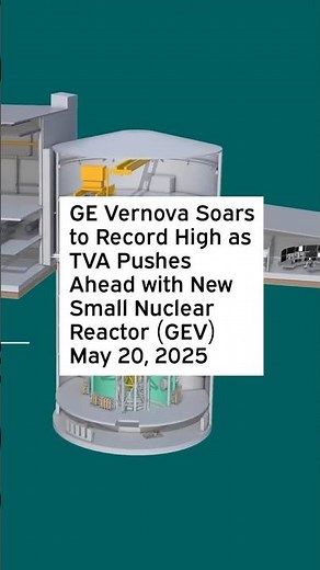 GE Vernova Soars to Record High as TVA Pushes Ahead with New Small Nuclear Reactor #GEV #GEVStock