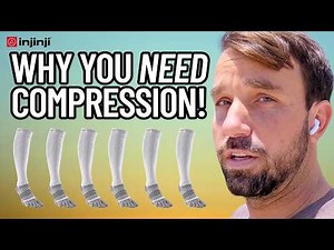 INJINJI COMPRESSION Over The Calf TOE SOCKS (Review) - BEST Combo for Recovery & Performance?