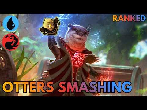 IZZET OTTERS CARRY ME TO PLATINUM?! | Bloomburrow | MTG Arena Standard RANKED