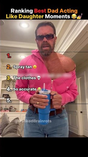 Ranking Best Dad Acting Like Daughter Moments (Dads Became Total Divas!) 😂💅