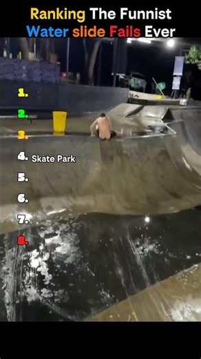 Funniest Water Slide Fails 😂💦 | Top Viral Water Park Moments #shorts