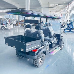 [Hot Item] Custom 400cc Power 4 Person Gasoline Golf Utility Vehicles with Box UTV