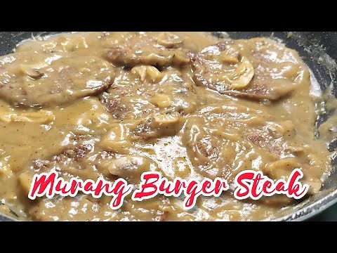 Murang Burger Steak | Murang Ulam Recipe | Lutong Pinoy