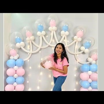 Very Elegant Baby Shower Decoration at home