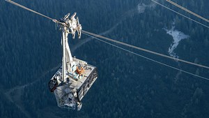 Demolierte Zugspitzbahn-Gondel geborgen