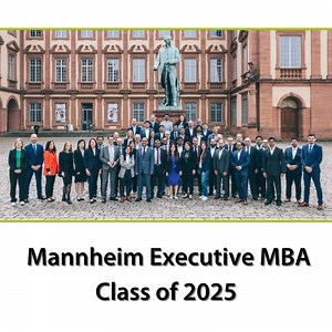 A warm welcome to the participants of the Mannheim Executive MBA...