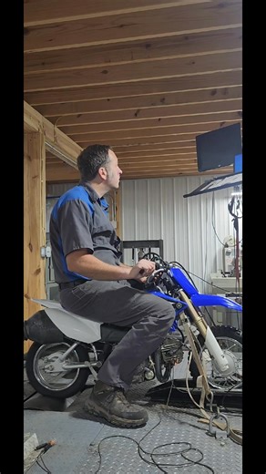 1.4K views · 33 reactions | Yamaha TTR50 tearing up the dyno. It took a month of Sunday's to hit the red line. | Locust Hill Classics | Facebook