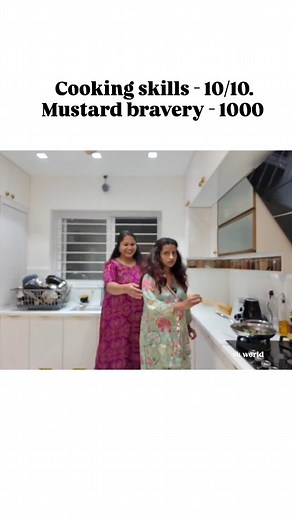 Sivaangik_world on Instagram: "Cutiee @sivaangi.krish 😂 My sister is the same like her She cooks well but intha mustard tha problem 😂 #Sivaangi #sivaangikrish #sivaangikrishnakumar #cwc #comedy #fun"