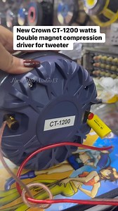 CT-1200 crown 1200 watts compression driver double magnet DM Jheπ Owa for inquiries | JRA Venture