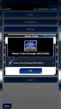 WCS 2025 Serial Code | How to Get Exclusive Stamp WCS 2025 | Latest Serial Code Yugioh Duel Links!