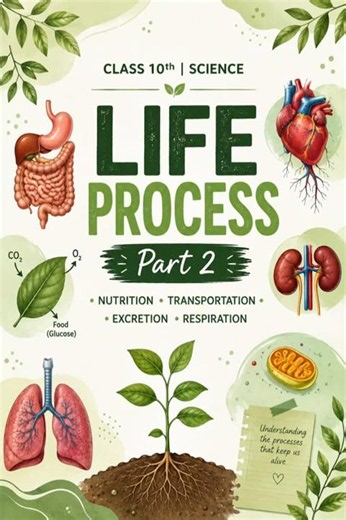 Life Processes 🩻 Complete Notes | Class 10th | Based on Simridhi Mam Lectures | #class10 #cbse #fyp