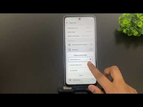 How to Change Battery Percentage Icon on Oppo A6X 5G | Oppo A6X 5G Battery Icon Change Trick