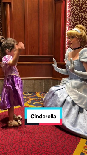 Meeting Cinderella #disneyland #fyp