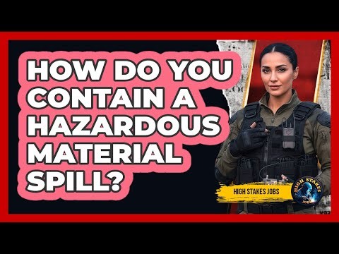 How Do You Contain A Hazardous Material Spill?
