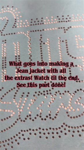 DIY Custom Jean Jacket with Rhinestones