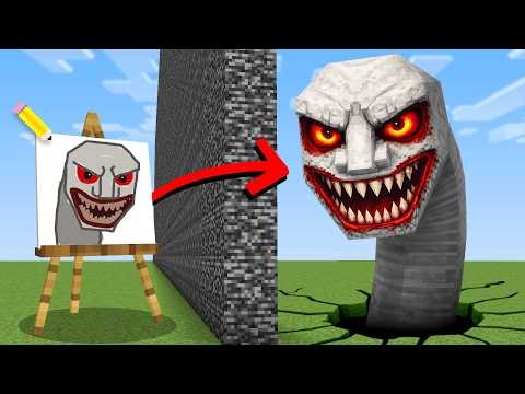 I Cheated with //DRAW in Minecraft Mob Battle