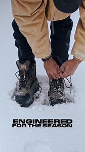 The heat is built in 🔥 400g of insulation keeps the Invader Max 8" warm, even in the coldest conditions. | Cat Footwear
