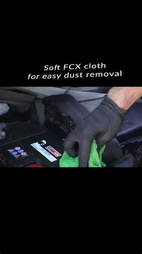 Remove Dust and Grease fast, with FullCarX® Engine Cleaner