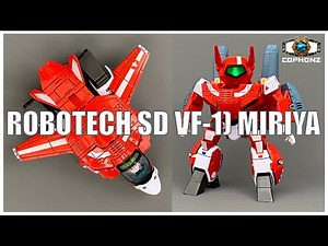 Robotech / Macross transformed! Kitz Concept SD VF-1J Miriya clear transformation + showcase!