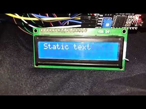 (Demo) I2C 16x2 LCD Interfacing with Arduino