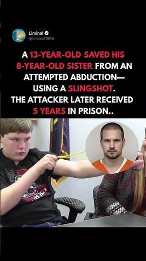 13-Year-Old Saves His Little Sister With a Slingshot