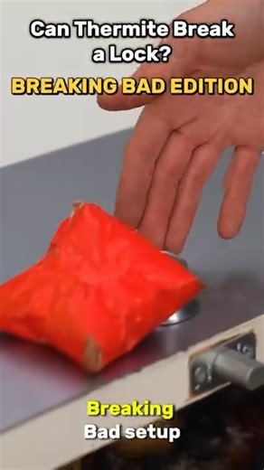 Can Thermite Break a Lock? (Breaking Bad Edition) | The King of Random