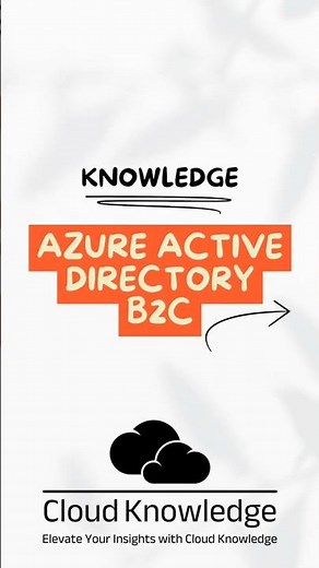 Azure Active Directory B2C #b2c #azuread #activedirectoryb2c #activedirectory #shorts