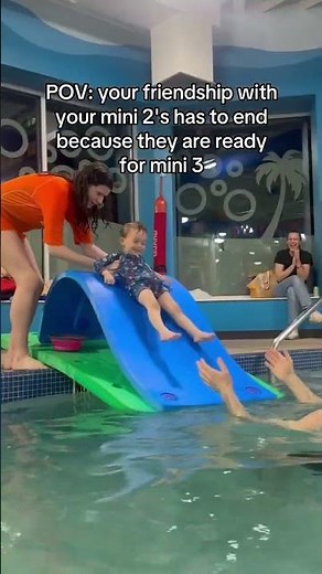 Transition From Mini 2 to Mini 3 Swim Lessons at #GoldfishSwimSchool