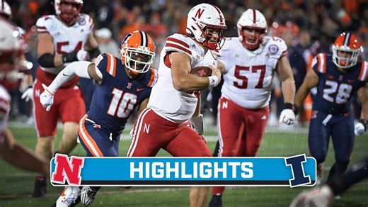 Nebraska’s had a season-best 14-play drive in the win over Illinois. Full highlights here. | Big Ten Network