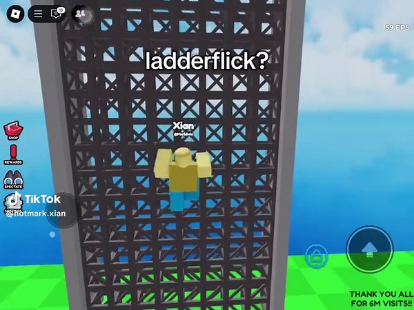 Cómo hacer Ladder Flick en Roblox: Guía para móviles