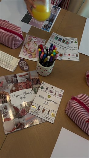 ✨ Vision board energy ✨ Manifesting abundance, glow, growth & gratitude ✨ So grateful for my glam babes & wishing you all a year filled with confidence, success, and BIG dreams coming true 🤍 This is our year 🎀#111 #visionboard #2026