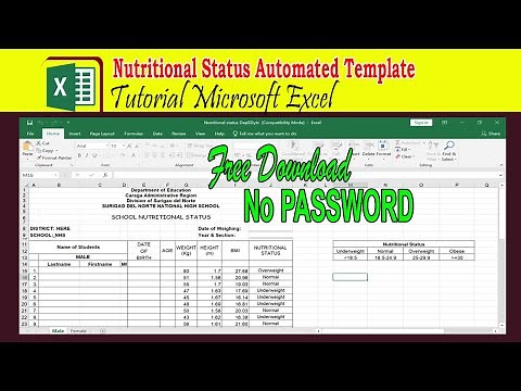 DepED NUTRITIONAL STATUS Automated Template