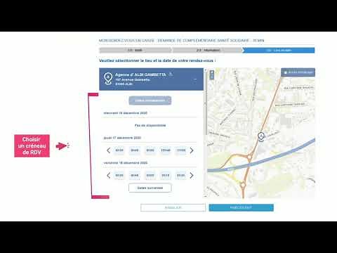 Tuto prise de RDV via ameli