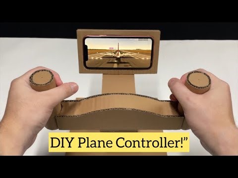 Cardboard Se Banaya Aeroplane Gaming Controller! 😱 | DIY Flight Simulator