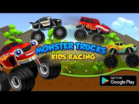 Monster trucks game for toddlers and kids 2