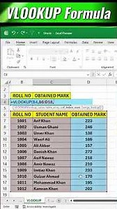 How to use VLOOKUP in Excel! #excel #excelhacks #excelformulahacks